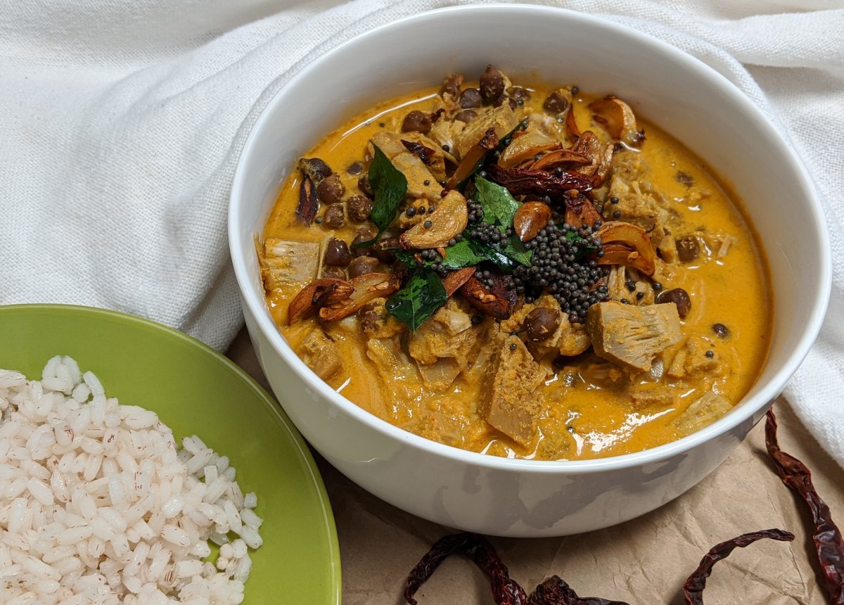 Young jackfruit curry | gujje gasi