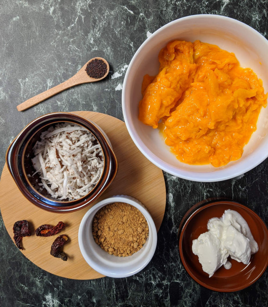 ingredients for mango sasive