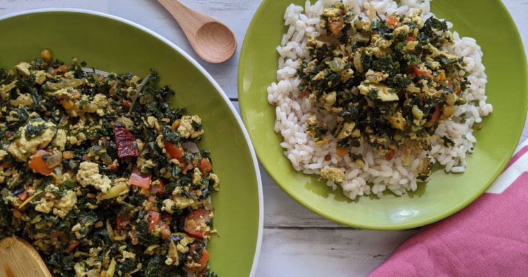 Kale palya/Kale poriyal/Kale thoran