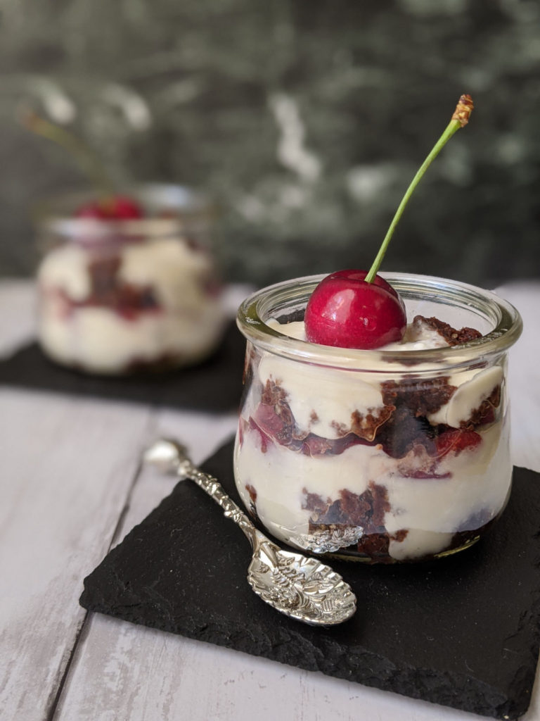 Healthy black forest parfait for 2! - Plateful of veggies