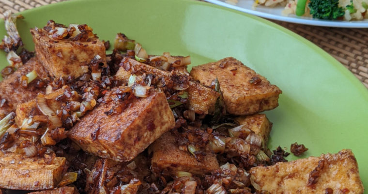 Easy 8 ingredient vegan lemongrass tofu