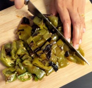 chop hatch chiles