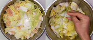 brining napa cabbage
