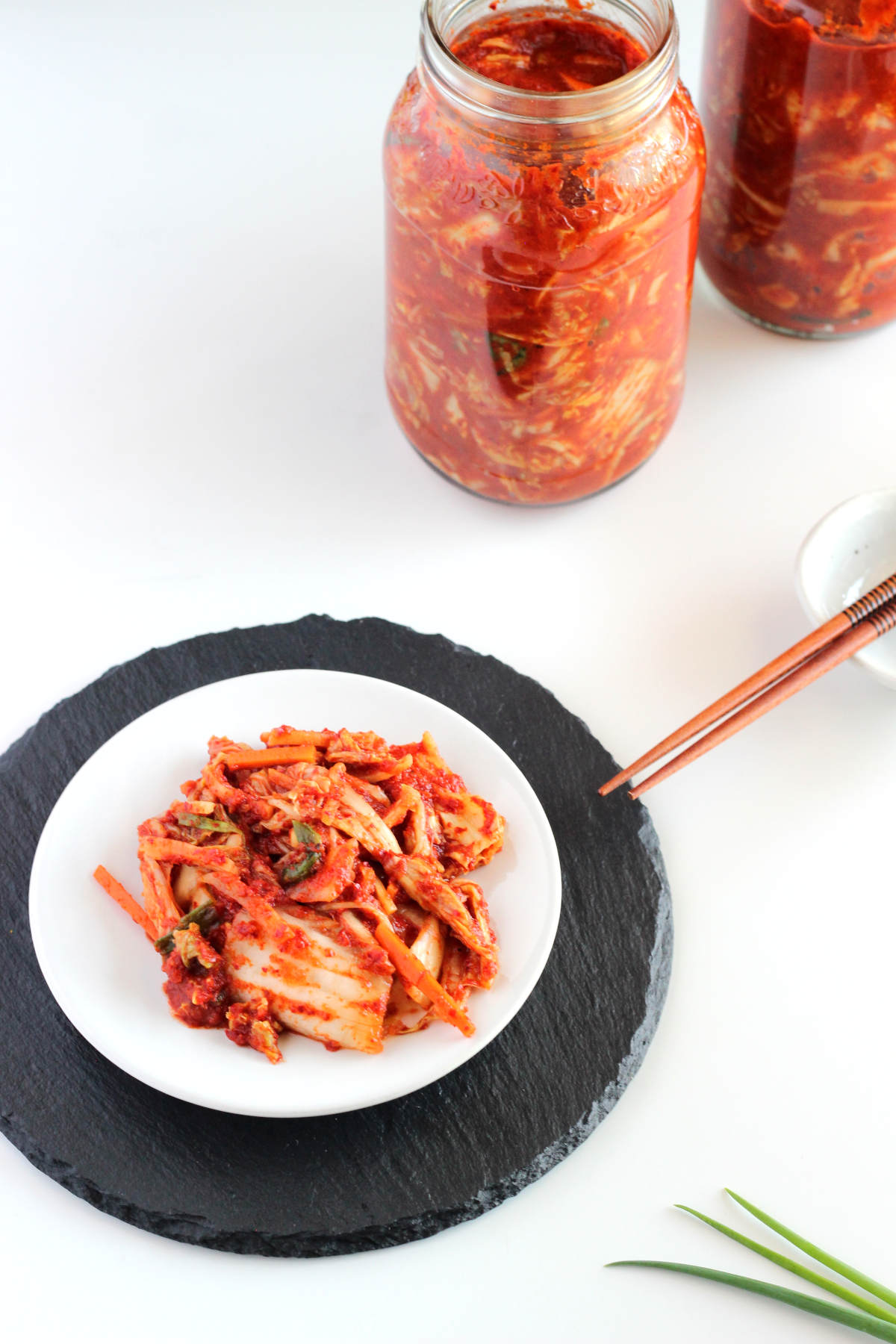 Easy small batch vegan kimchi