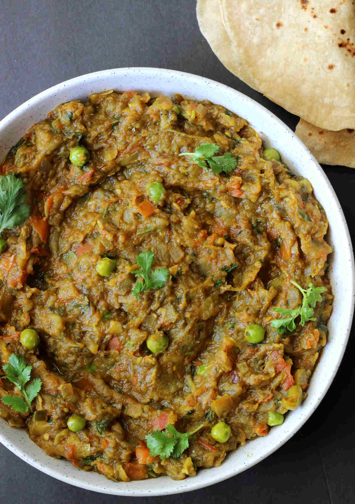 Baingan Bharta | Indian eggplant recipe - Plateful of veggies